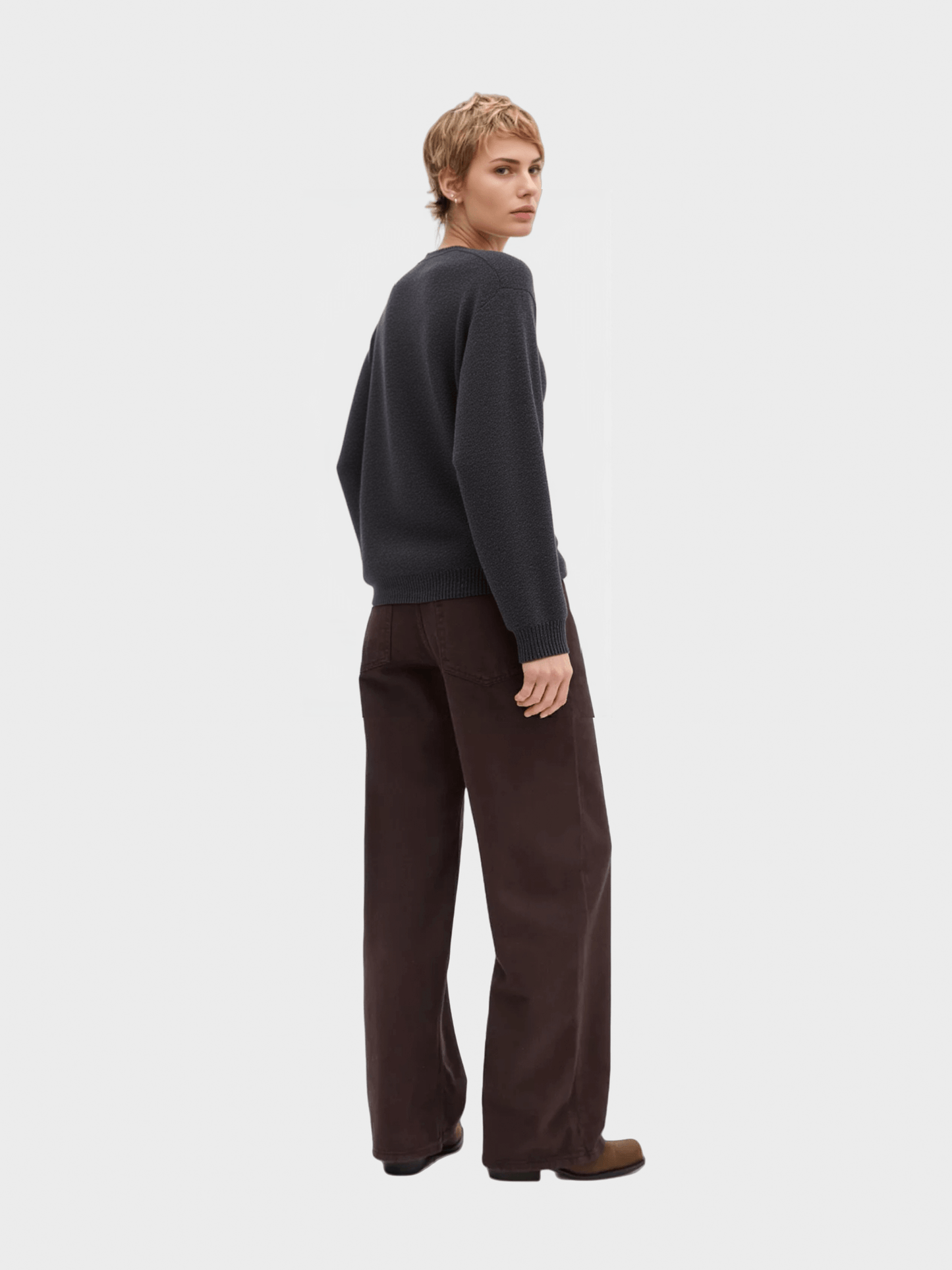 Crew Neck Knit Sweater