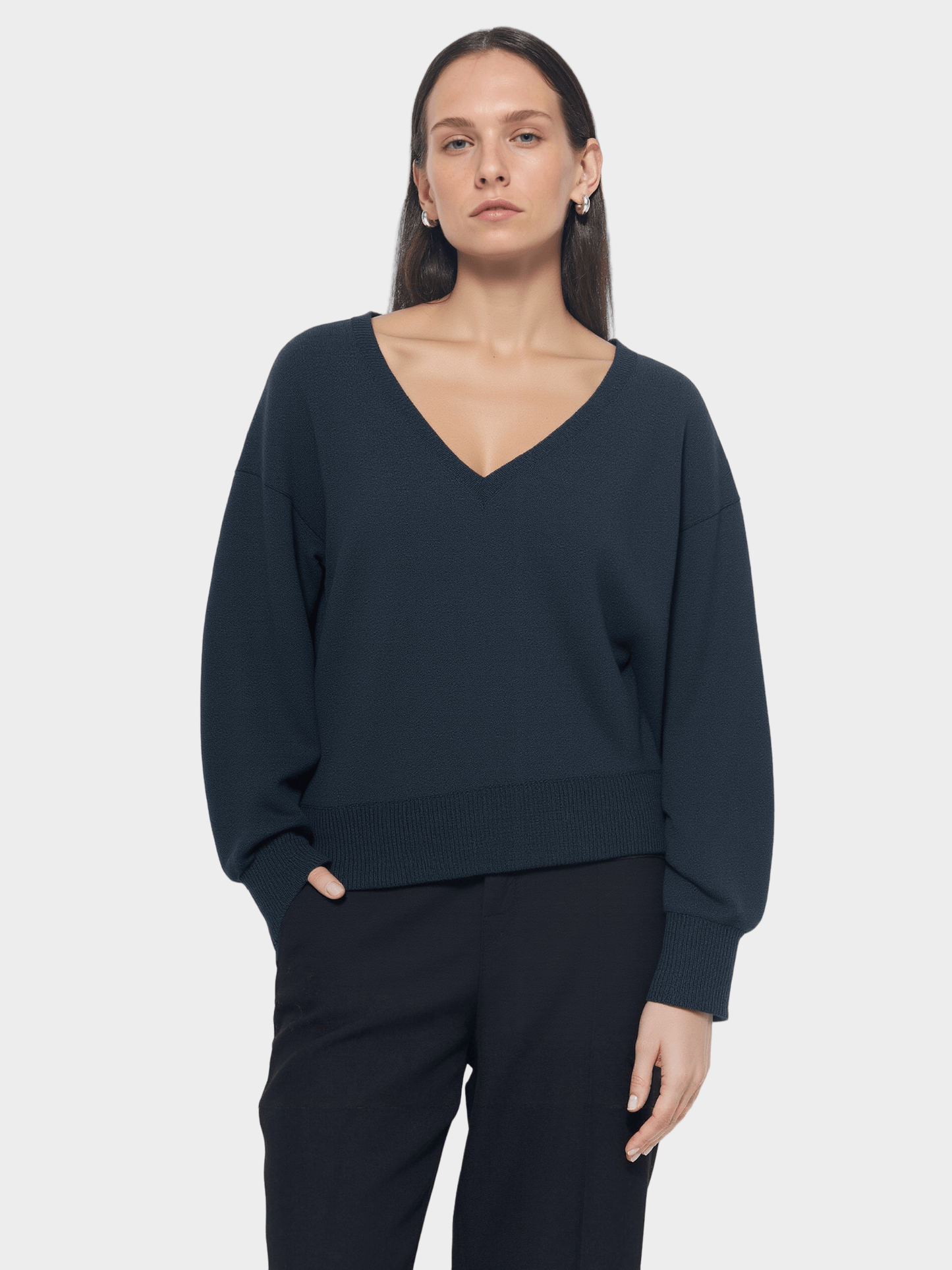 Loose V-Neck Sweater