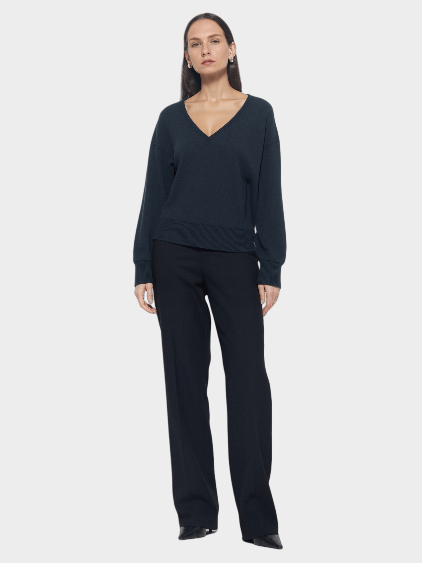 Loose V-Neck Sweater