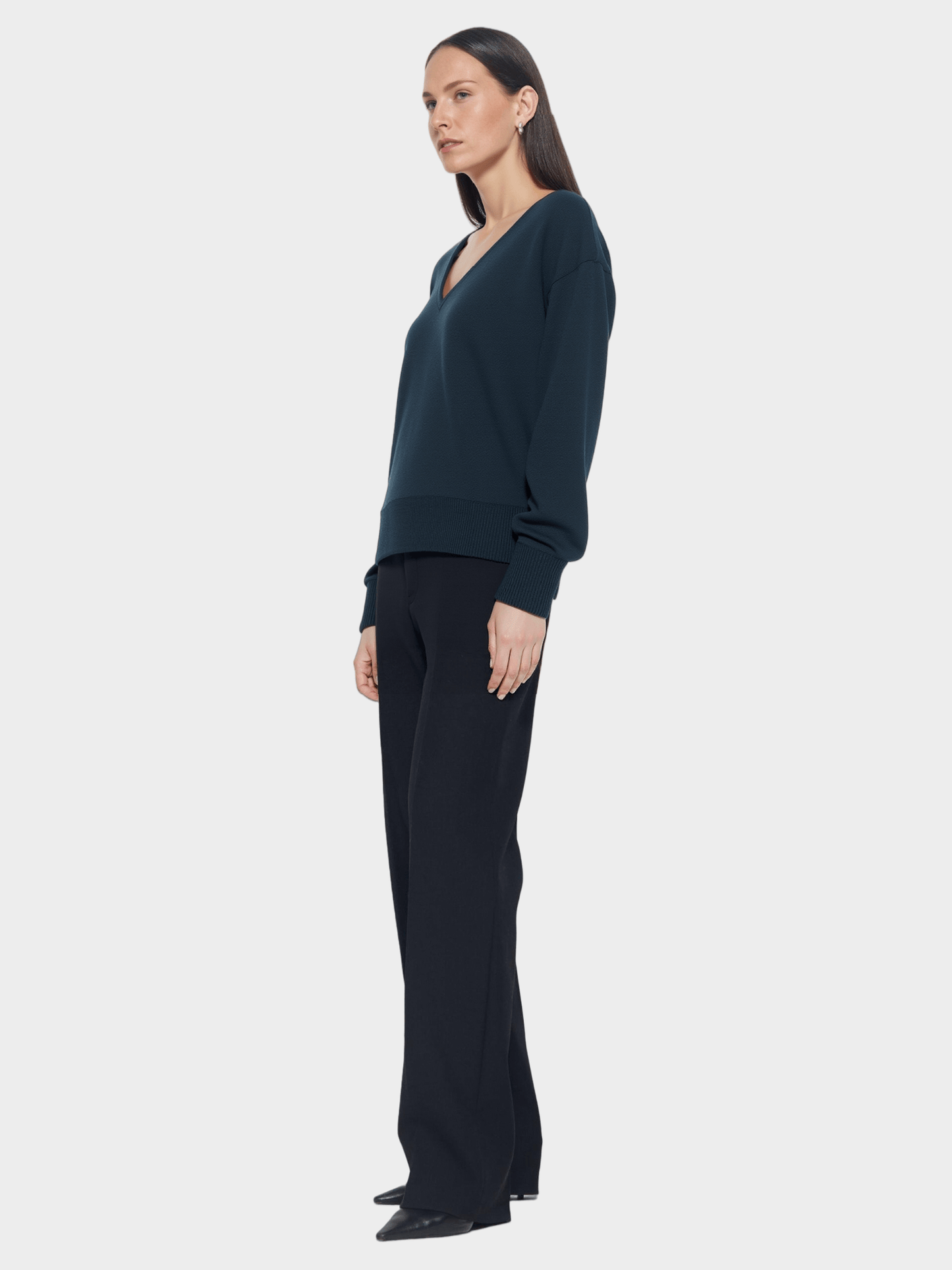 Loose V-Neck Sweater