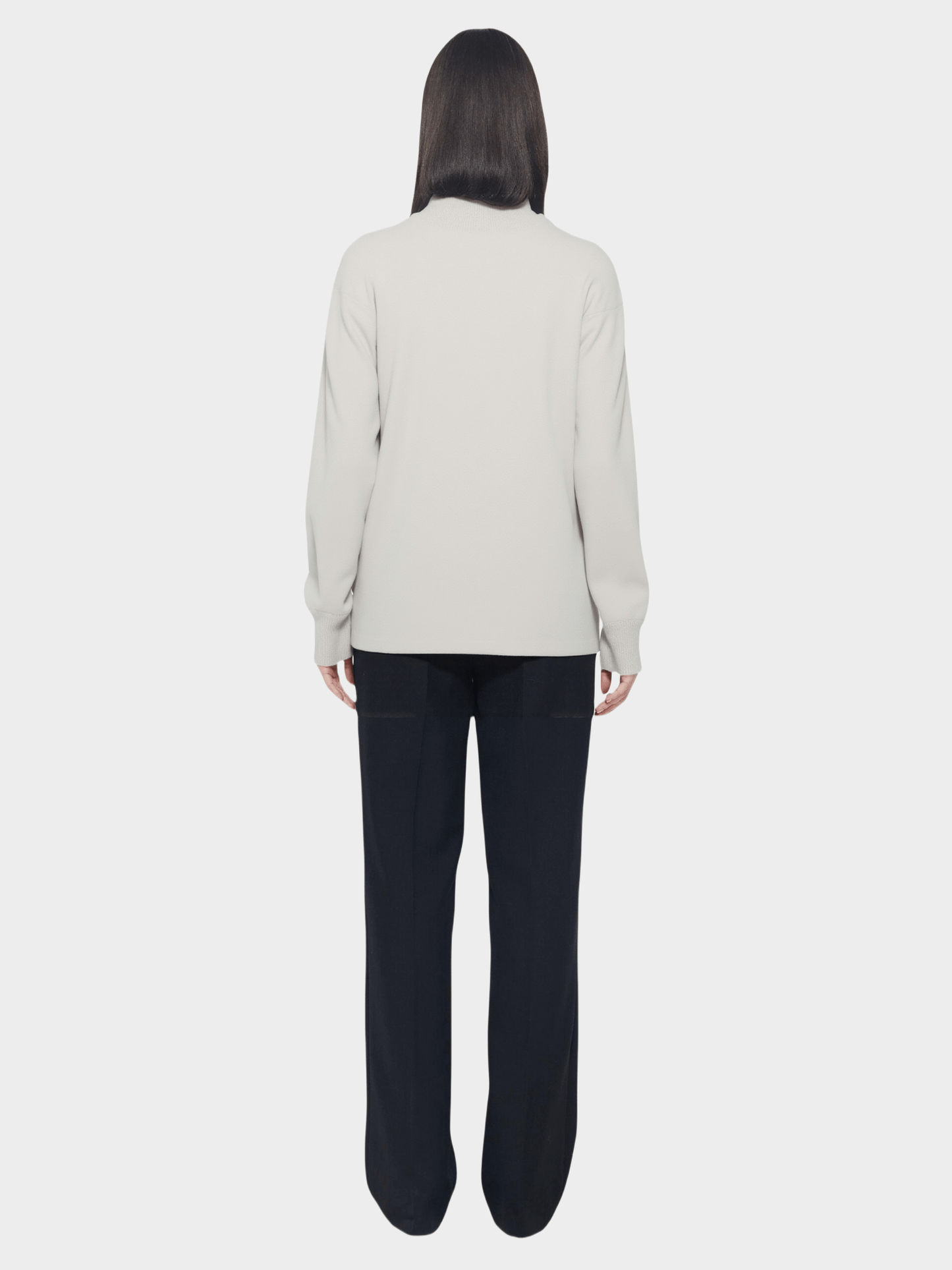 High Neck Sweater Casual Knit