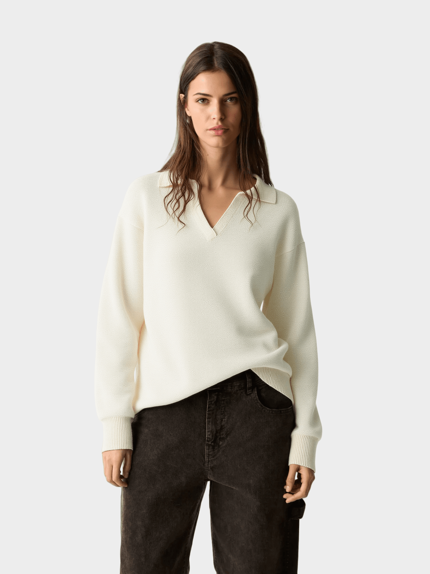 Paul V-Neck  Sweater Casual Knitwear