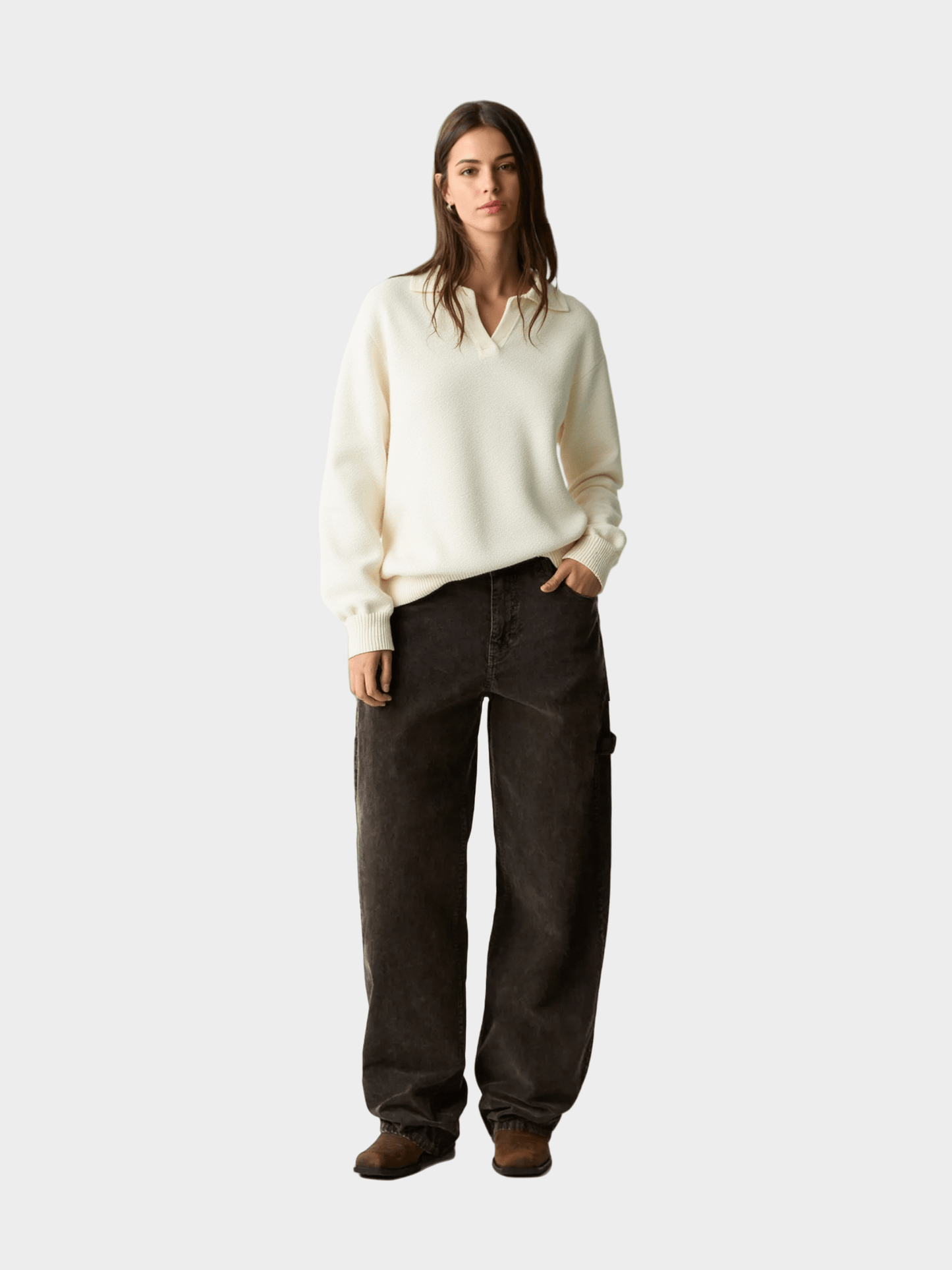 Paul V-Neck  Sweater Casual Knitwear